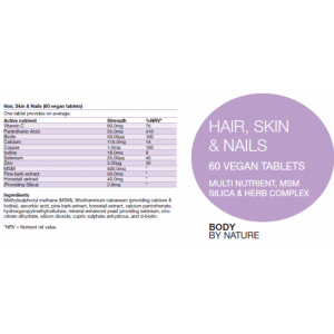 Hair, Skin & Nails (Vegan)