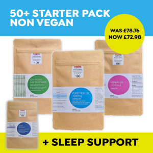 50+ Starter Pack Non Vegan + Sleep Support 50+ Starter Pack Non Vegan + Sleep Support