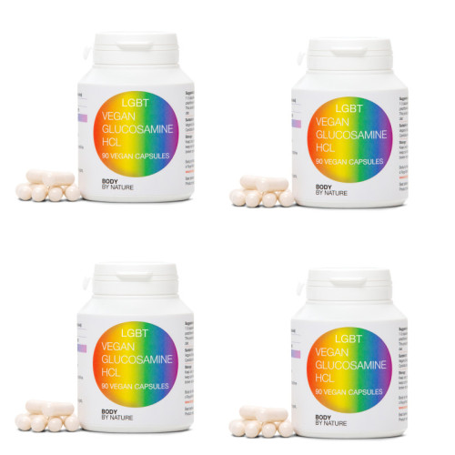 LGBT Vegan Glucosamine HCL (4 Pack)