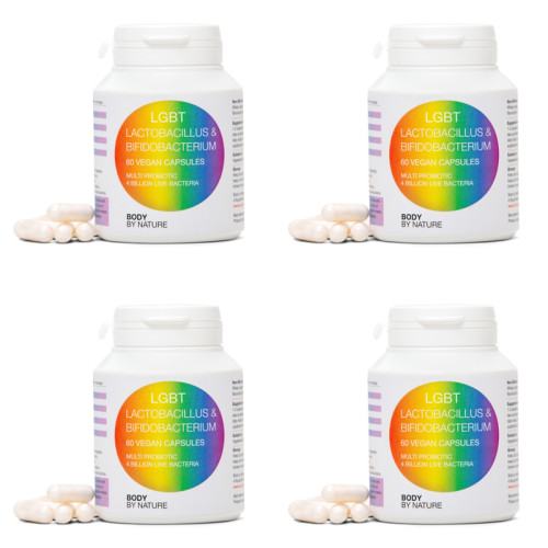 LGBT Lactobacillus & Bifidobacterium Multi Probiotic (4 Pack) LGBT Lactobacillus & Bifidobacterium Multi Probiotic (4 Pack)