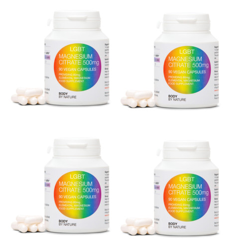 LGBT Magnesium Citrate (4 Pack)