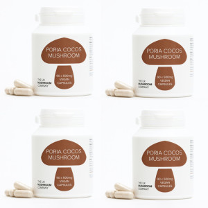 Poria Cocos Mushroom - 4 Pack Poria Cocos Mushroom - 4 Pack