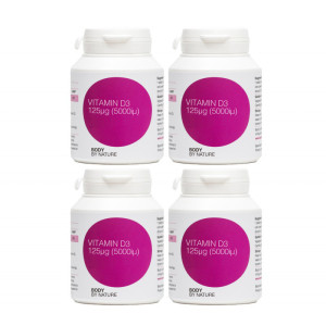 ** STAR BUY ** Vitamin D3 180 - 5,000iu - 4 Pack ** STAR BUY ** Vitamin D3 180 - 5,000iu - 4 Pack