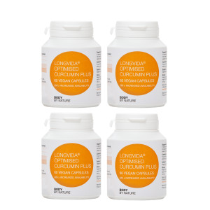 Longvida Optimised Curcumin Plus (4 Pack)