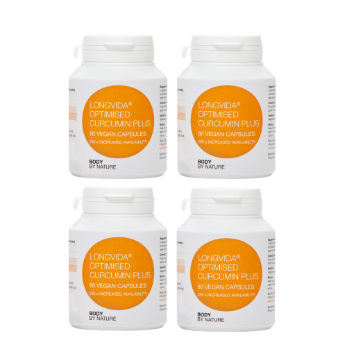 Longvida Optimised Curcumin Plus (4 Pack) Longvida Optimised Curcumin Plus (4 Pack)
