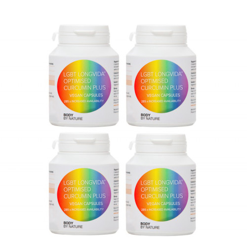 LGBT Longvida Optimised Curcumin Plus (4 Pack)