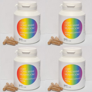 LGBT Lions Mane Mushroom (4 Pack) LGBT Lions Mane Mushroom (4 Pack)