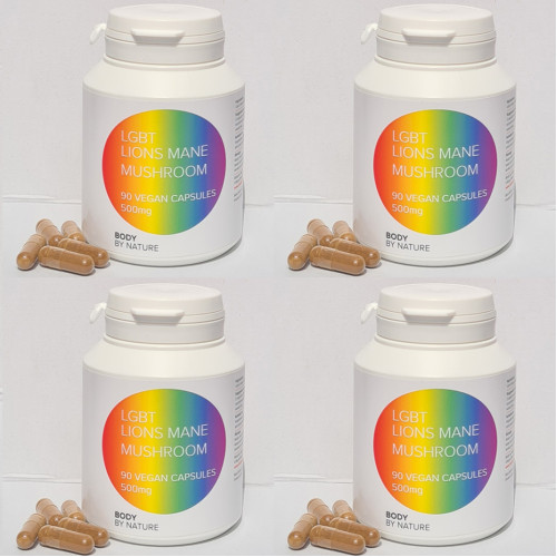 LGBT Lions Mane Mushroom (4 Pack) LGBT Lions Mane Mushroom (4 Pack)