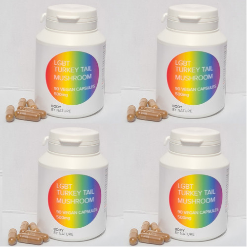 LGBT Turkey Tail Mushroom (4 Pack)